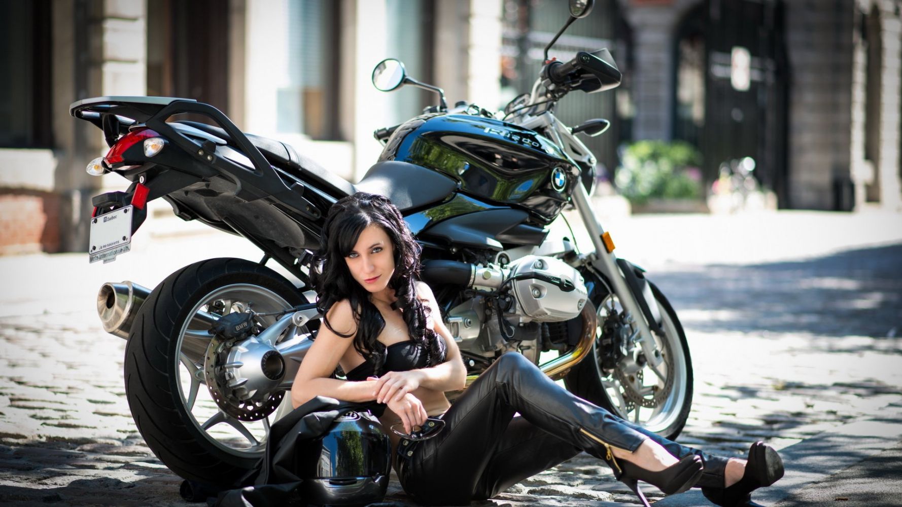 European women on bikes in Jaboatan dos Guararapis