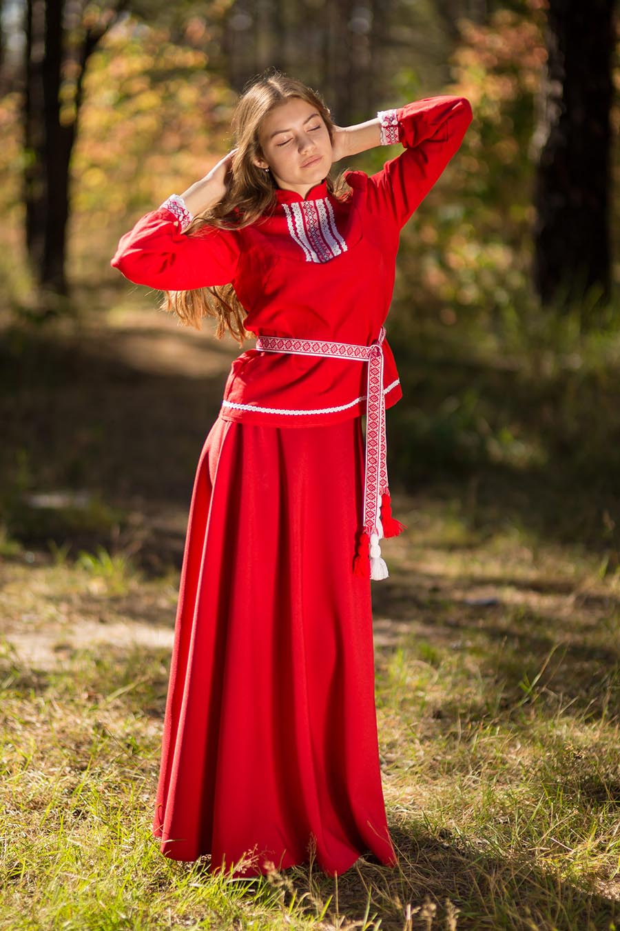 Underwear Women in Slavic costumes in Jaboatan dos Guararapis