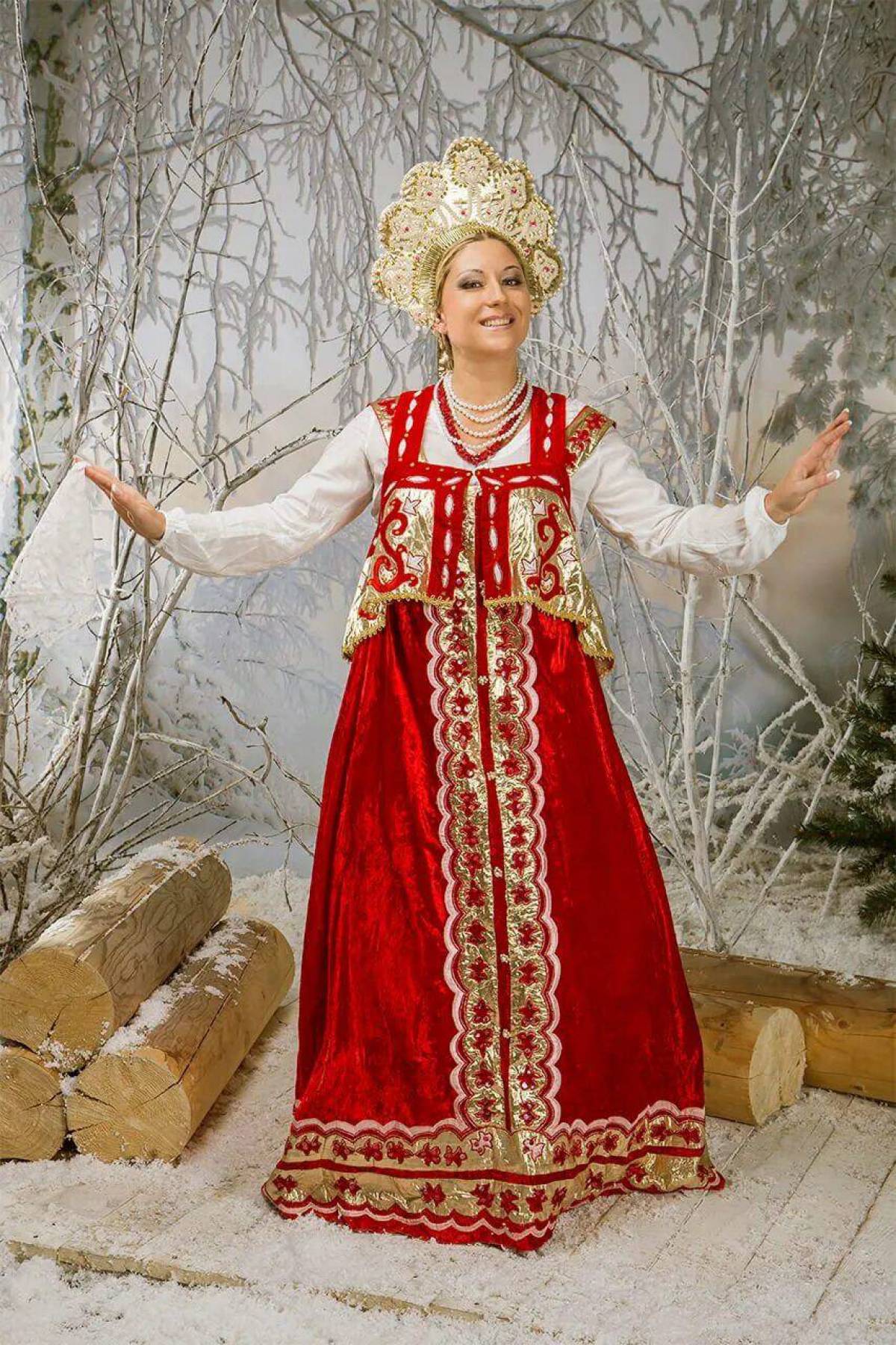 Girls in Slavic costumes in Jaboatan dos Guararapis